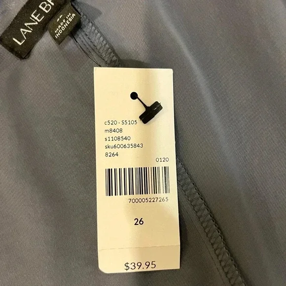 Lane Bryant V-Neck Flutter Sleeve Blouse - Picture 3 of 8